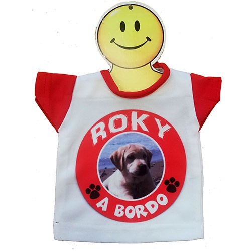 Mini T-Shirt per Auto Rossa