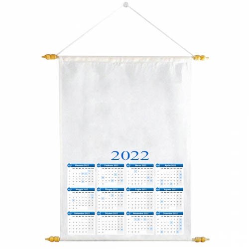 Calendario in Poliestere Rettangolare