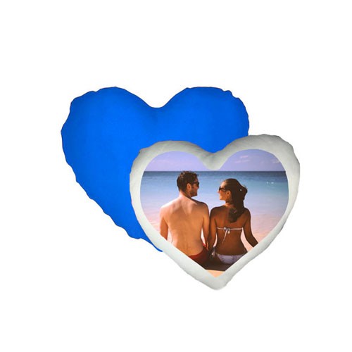 Mini Cuscino a Cuore Blu