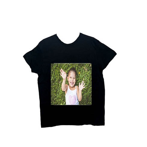 T-Shirt Bambino in Cotone Nero