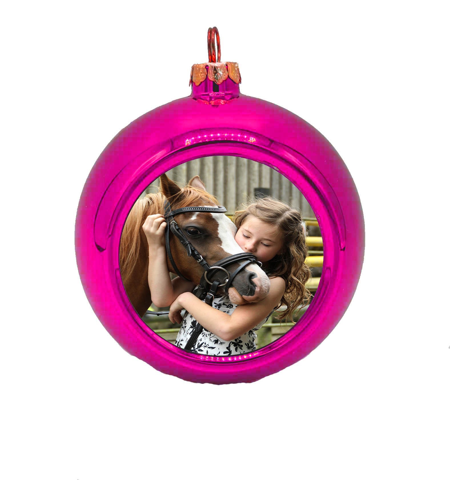 Palla di Natale Fucsia