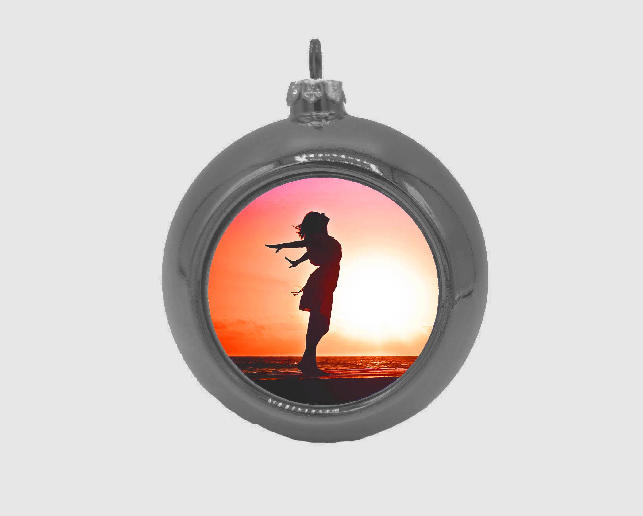 Palla di Natale Argento